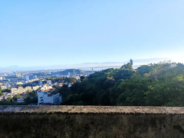 View across Rio de Janeiro from Santa Teresa